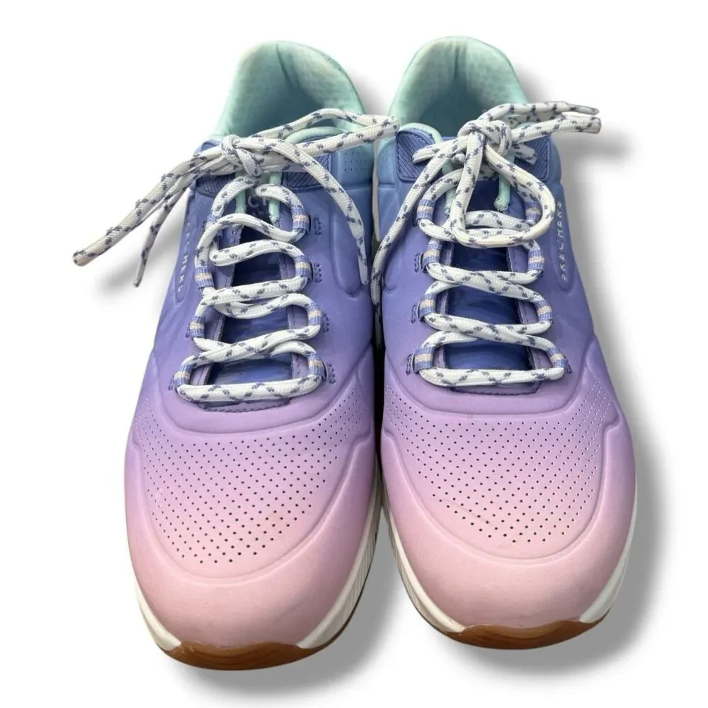 Skechers Uno 2 Ombre Away Blue Multi Activewear Athleisure Women’s Size 10